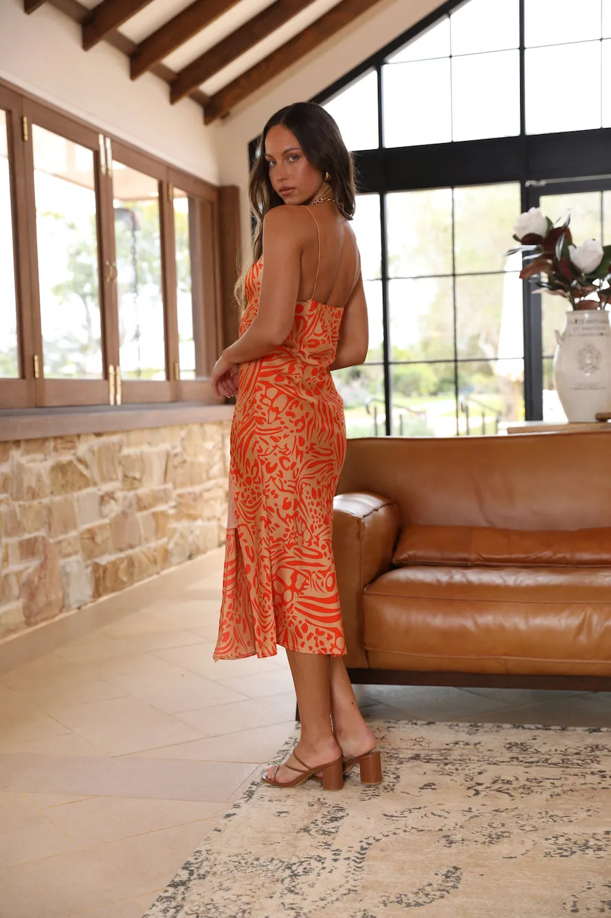 Ocean Dreams Midi Dress sold by Fortunate One product image thumbnail 3