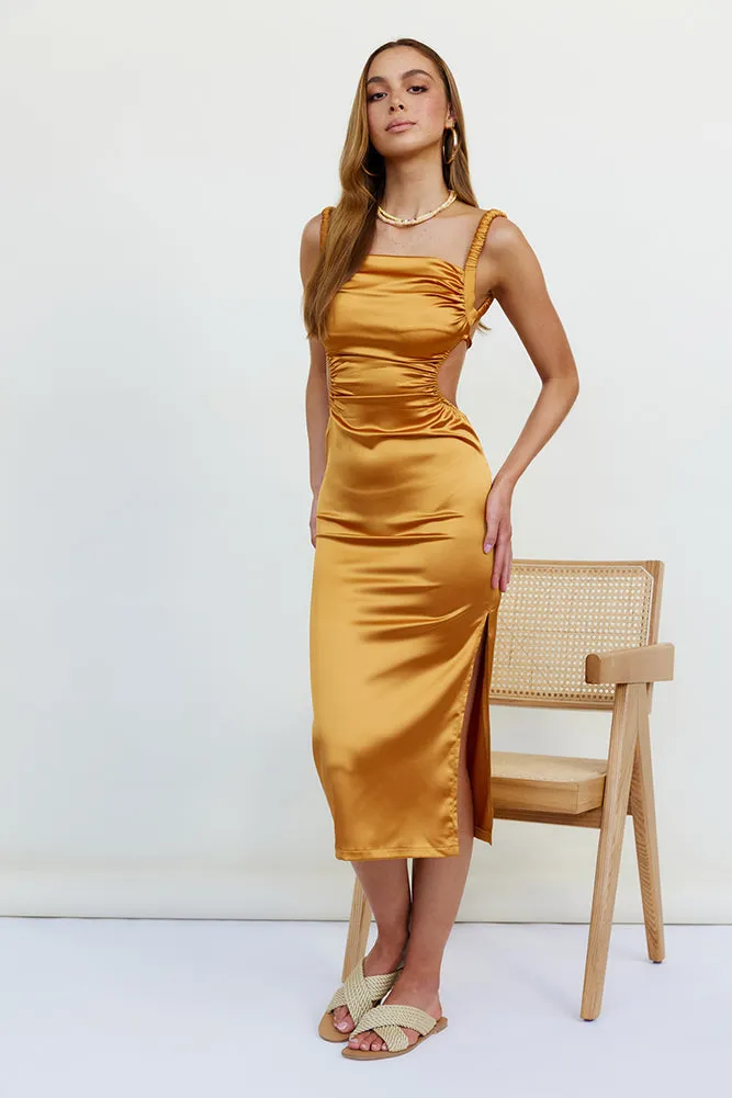 Fiorella Maxi Dress Gold sold by Fortunate One product image thumbnail 3