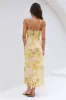 Sunkissed Midi Dress Yellow sold by Fortunate One