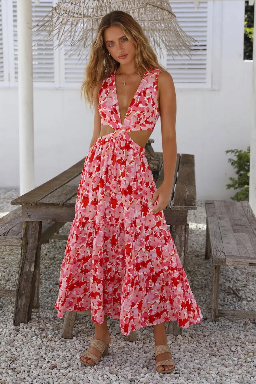 Goal Setter Maxi Dress Pink sold by Fortunate One product image thumbnail 4