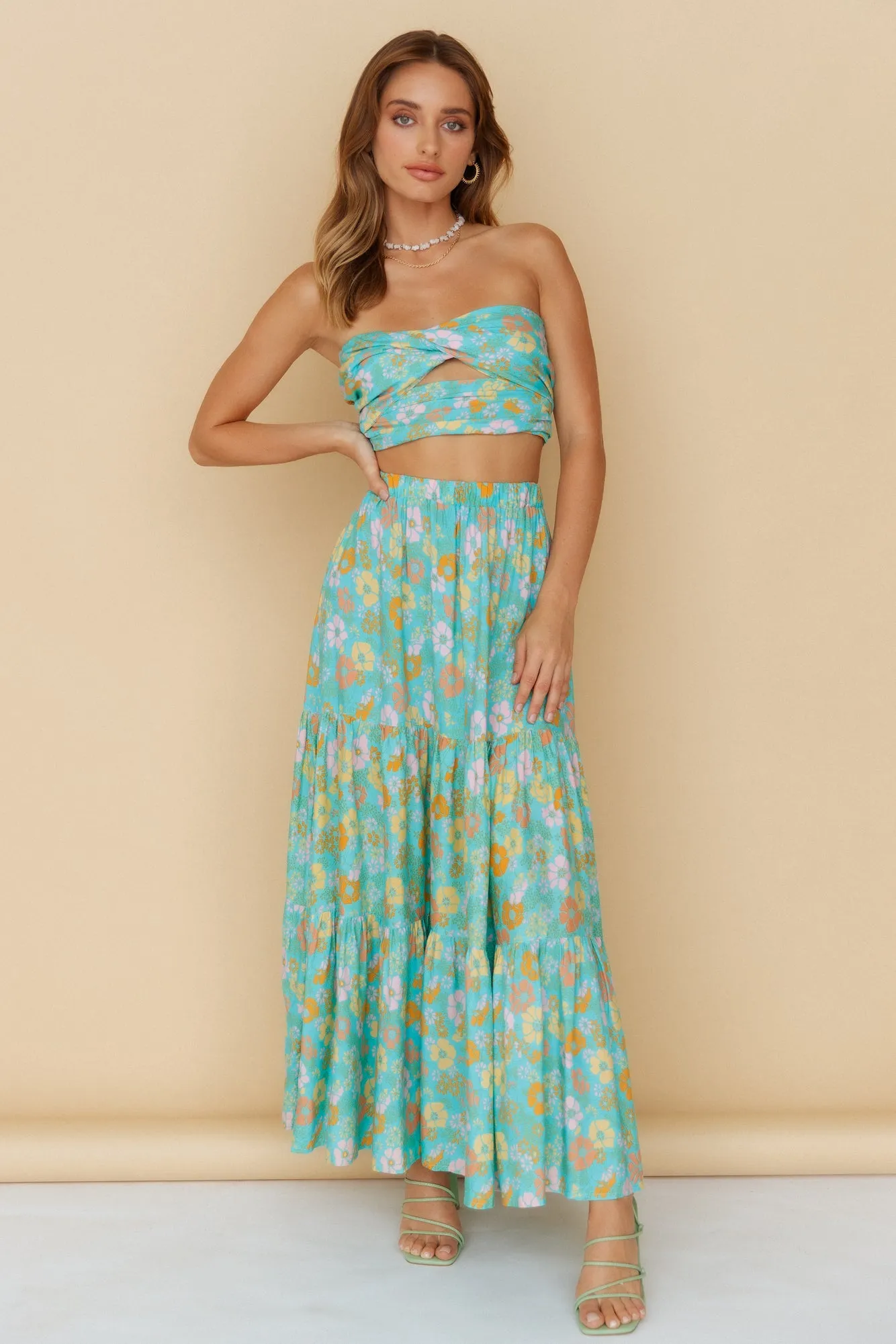 Lovelier Maxi Skirt sold by Fortunate One product image thumbnail 4