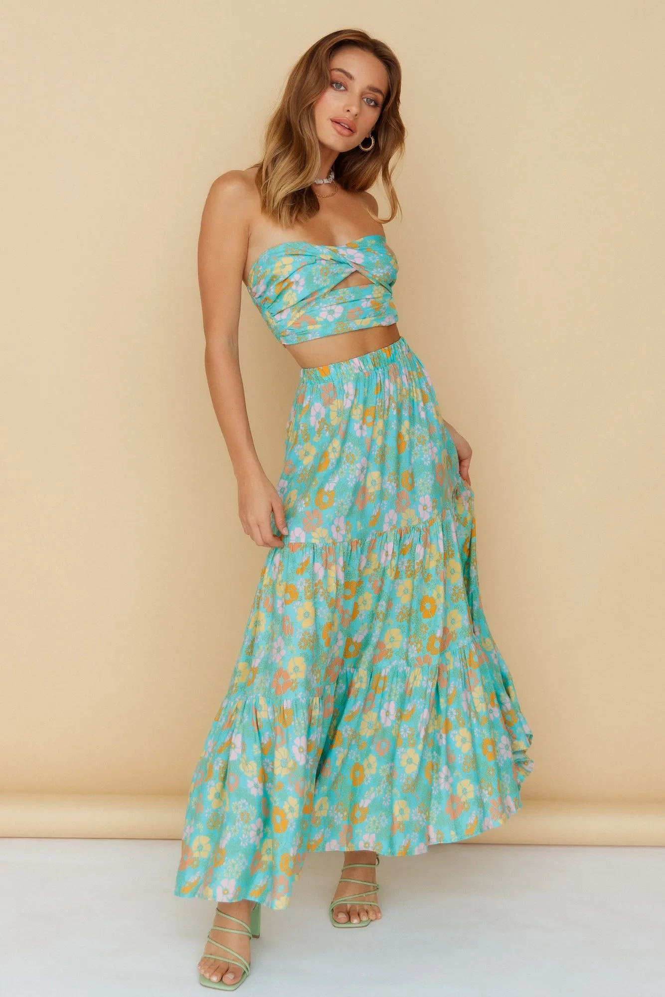 Lovelier Maxi Skirt sold by Fortunate One product image thumbnail 5