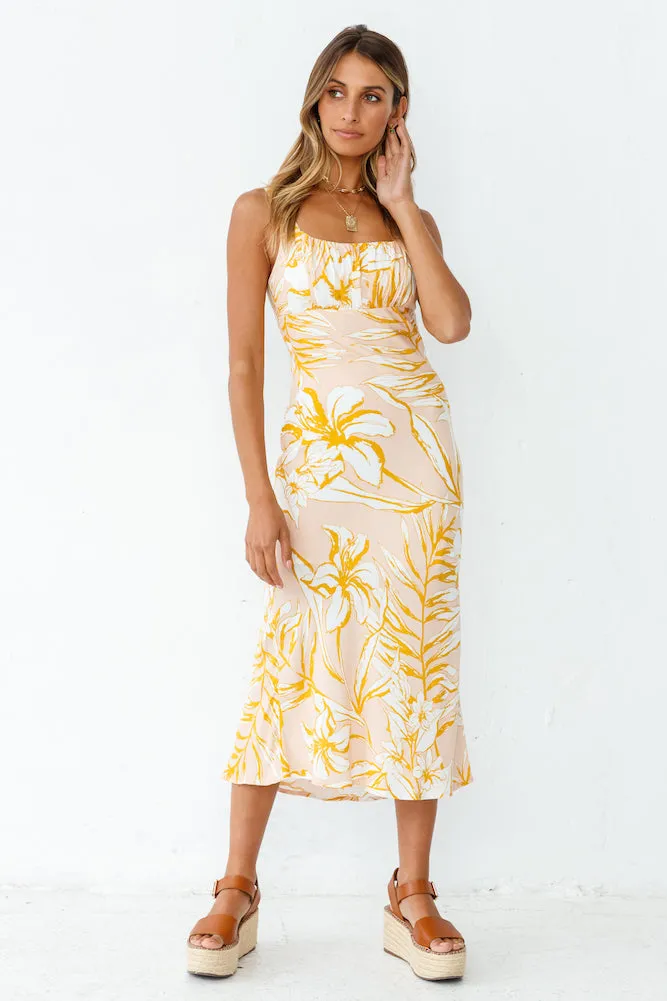 Postcards From You Midi Dress sold by Fortunate One product image thumbnail 3