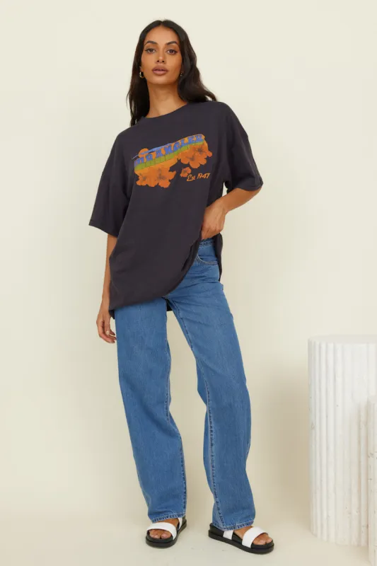 WRANGLER Sweet Breeze OS Hemp Tee Worn Black sold by Fortunate One