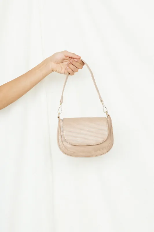 BILLINI Mezra Shoulder Bag Latte Scale sold by Fortunate One