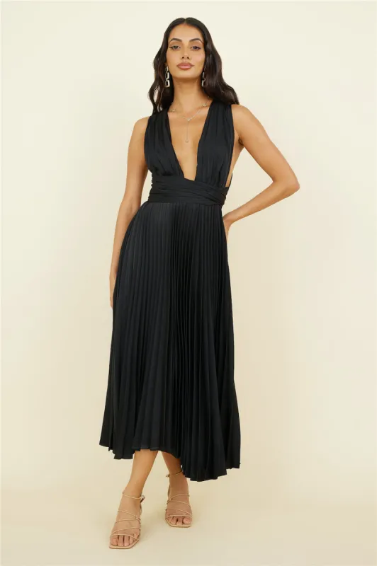 Florentina Maxi Dress Black sold by Fortunate One