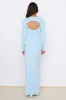 Garden of Eden Maxi Skirt Blue sold by Fortunate One