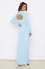 Garden of Eden Maxi Skirt Blue sold by Fortunate One