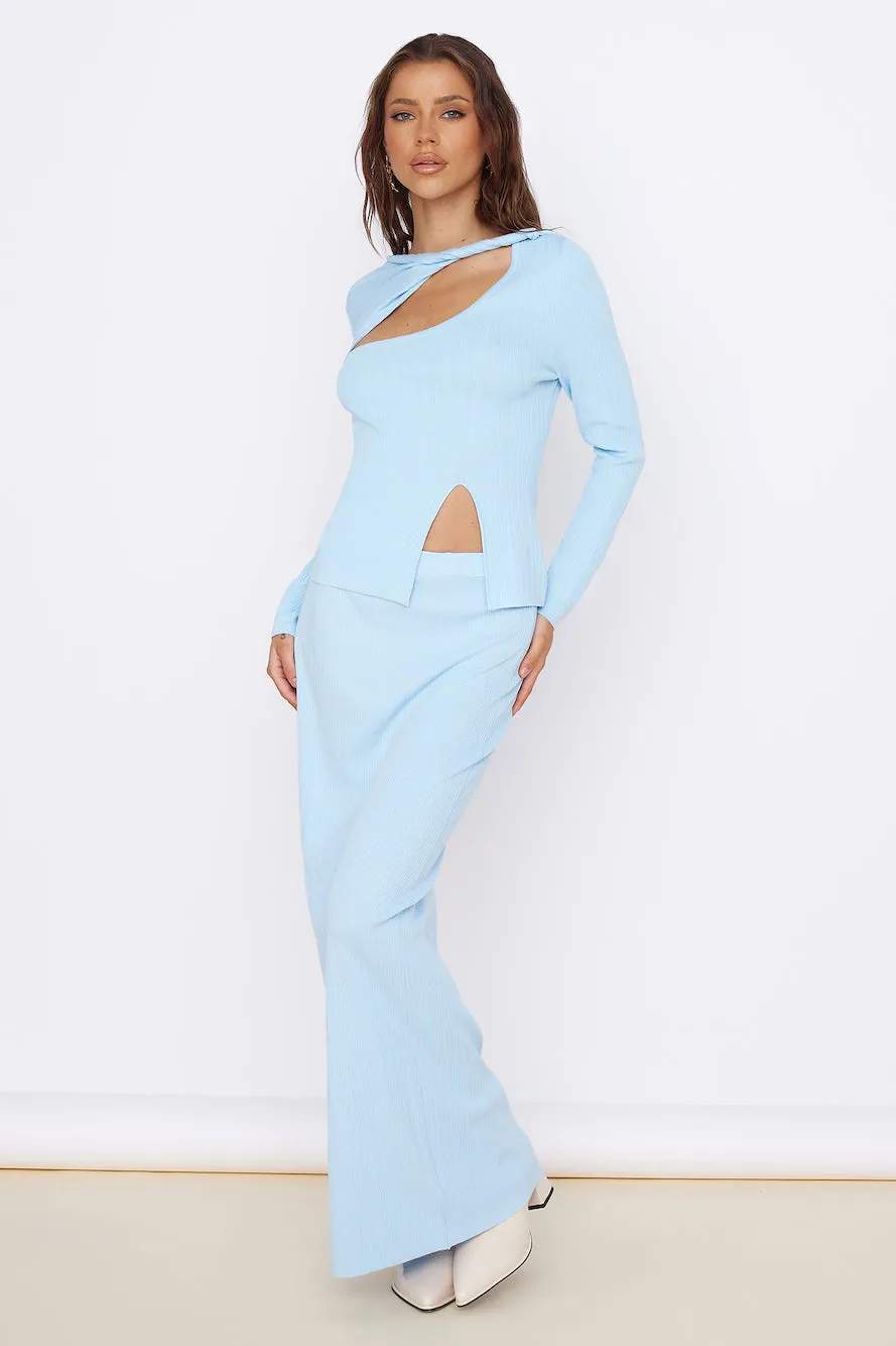 Garden of Eden Maxi Skirt Blue sold by Fortunate One product image thumbnail 2