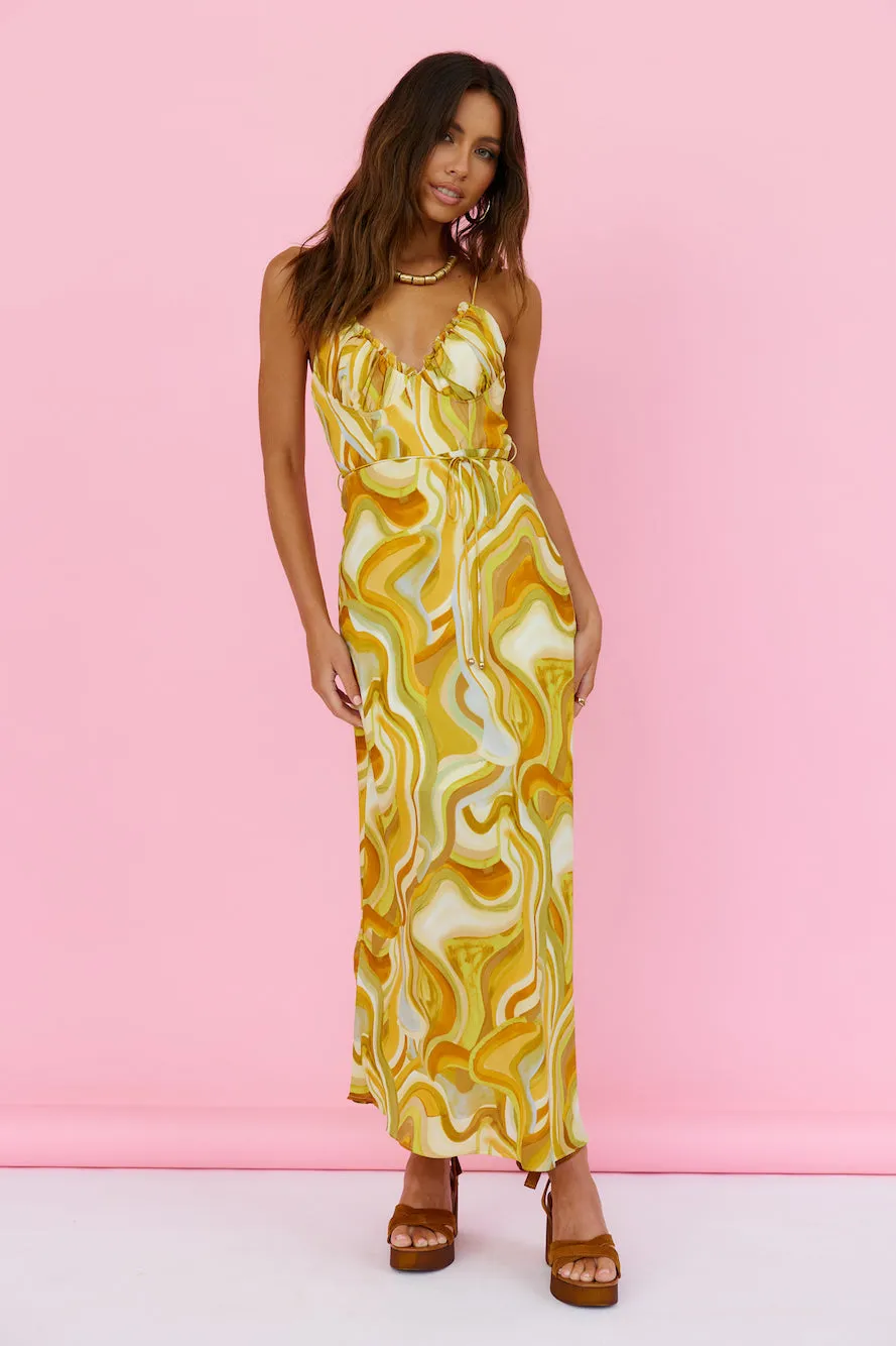 Momentary Summers Maxi Dress Orange sold by Fortunate One product image thumbnail 4