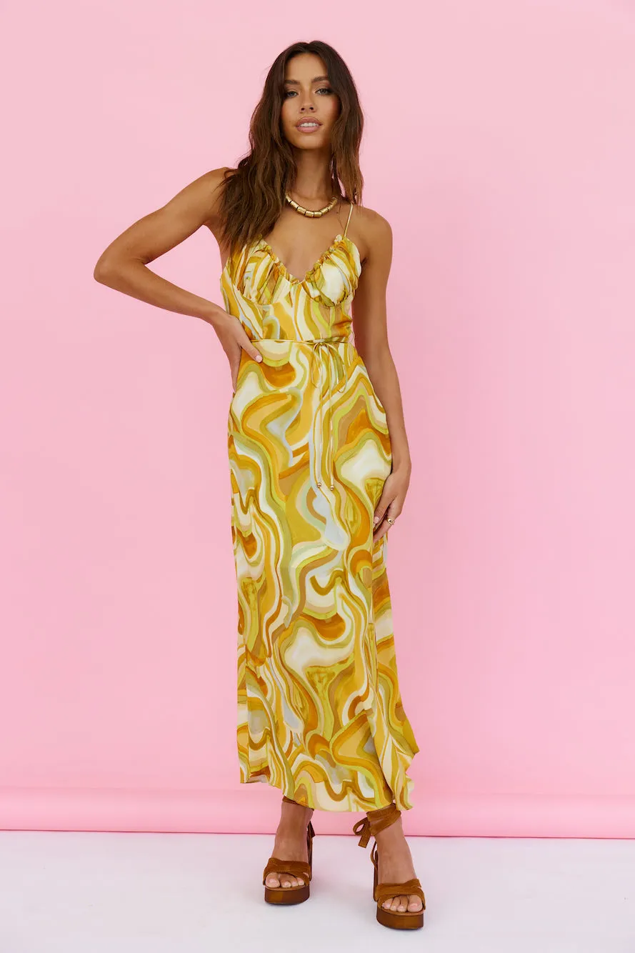 Momentary Summers Maxi Dress Orange sold by Fortunate One product image thumbnail 2