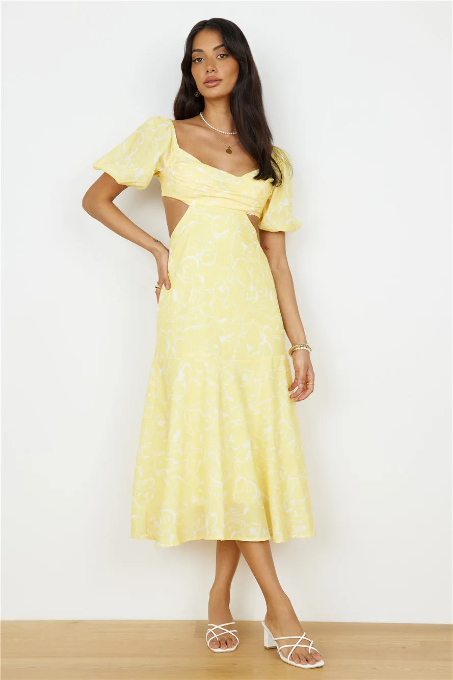 Back From Florence Maxi Dress Yellow sold by Fortunate One