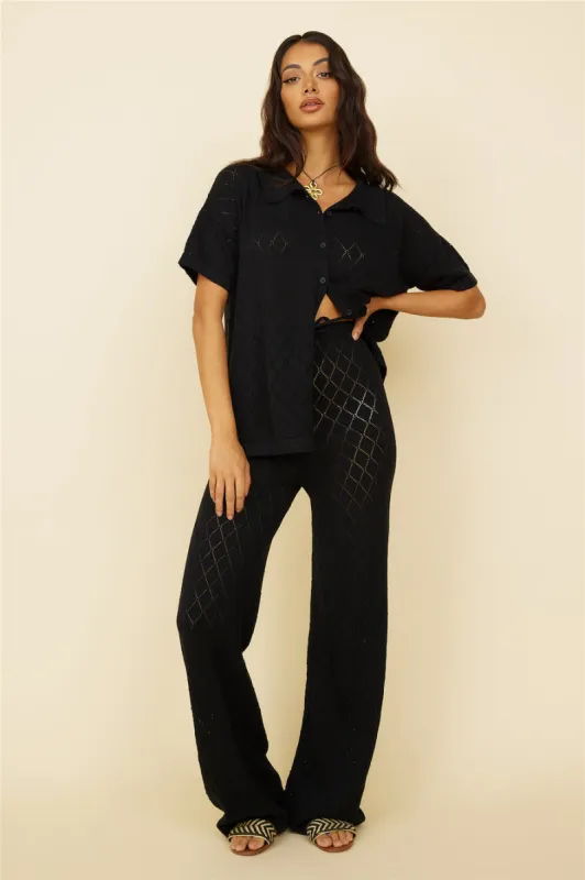 Angel Face Pants Black sold by Fortunate One