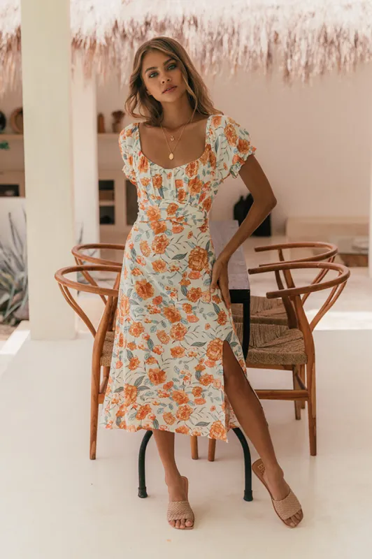 Caramel Kisses Midi Dress sold by Fortunate One