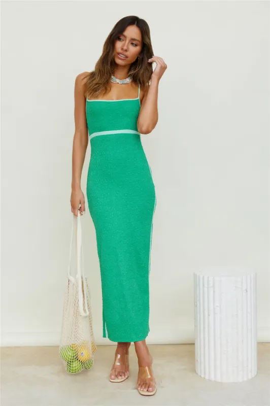 My Harmony Maxi Dress Green sold by Fortunate One