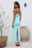 Heart Of Mine Maxi Dress Blue sold by Fortunate One