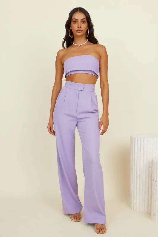 Solaris Crop Top Lilac sold by Fortunate One