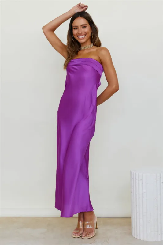 Acadia Maxi Dress Purple sold by Fortunate One