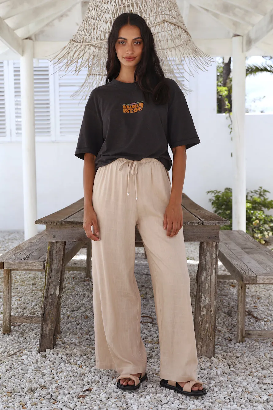 Tangerine Twist Pants Beige sold by Fortunate One product image thumbnail 3