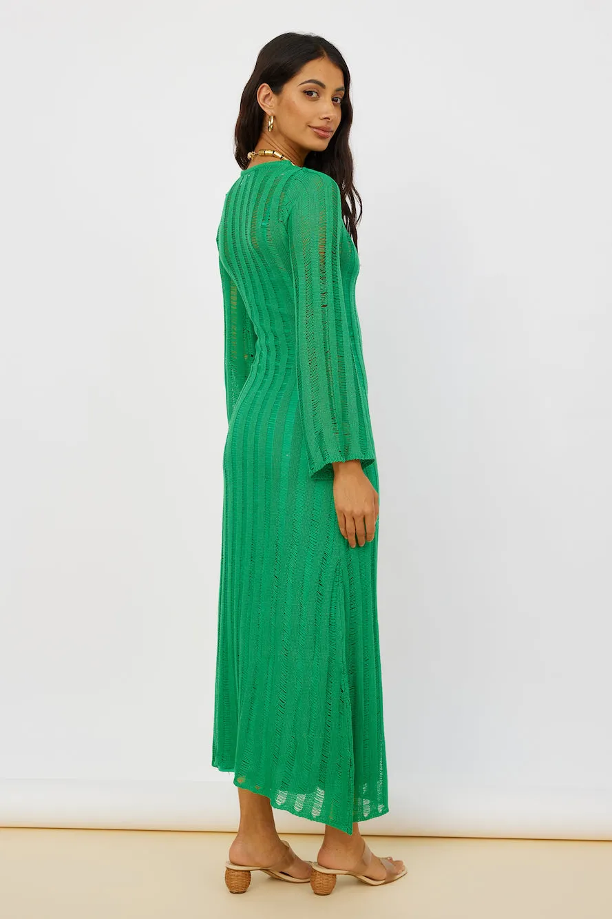 Exploration Maxi Dress Green sold by Fortunate One product image thumbnail 4
