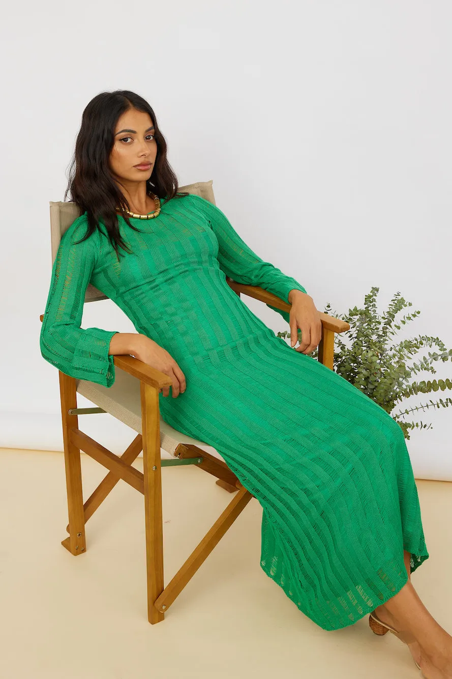 Exploration Maxi Dress Green sold by Fortunate One product image thumbnail 3