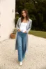 SNDYS The Noella Blazer Light Grey sold by Fortunate One