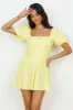 Time Again Dress Yellow sold by Fortunate One
