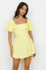 Time Again Dress Yellow sold by Fortunate One