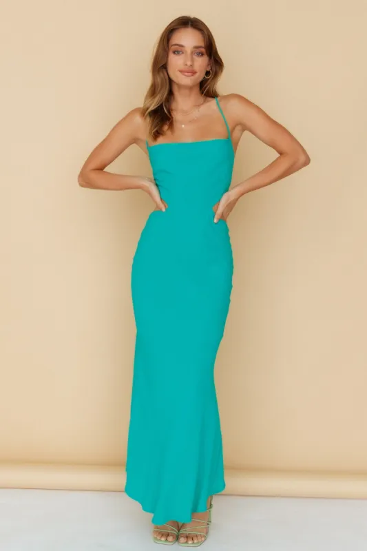 Running To You Maxi Dress Green sold by Fortunate One