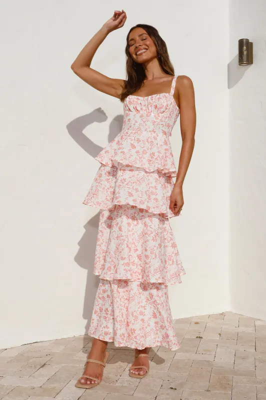Misunderstood Maxi Dress Orange sold by Fortunate One