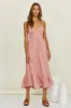 Mina Maxi Dress Pink sold by Fortunate One
