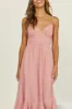 Mina Maxi Dress Pink sold by Fortunate One