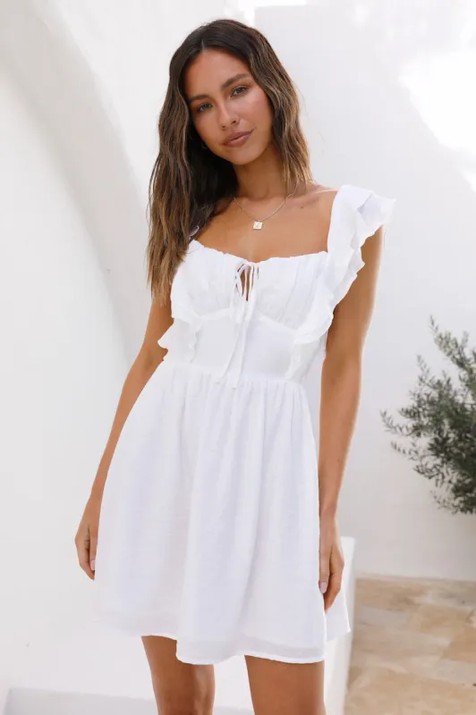 Sun-Kissed Dress White sold by Fortunate One