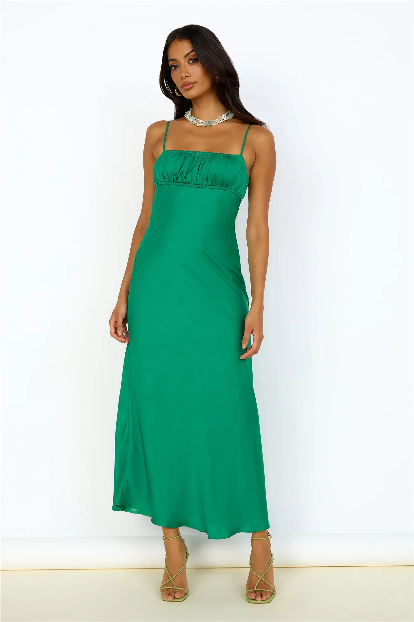 Envious Maxi Dress Green sold by Fortunate One product image thumbnail 4