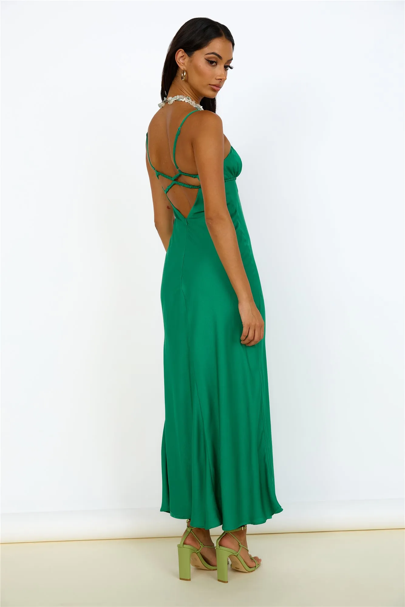 Envious Maxi Dress Green sold by Fortunate One product image thumbnail 5