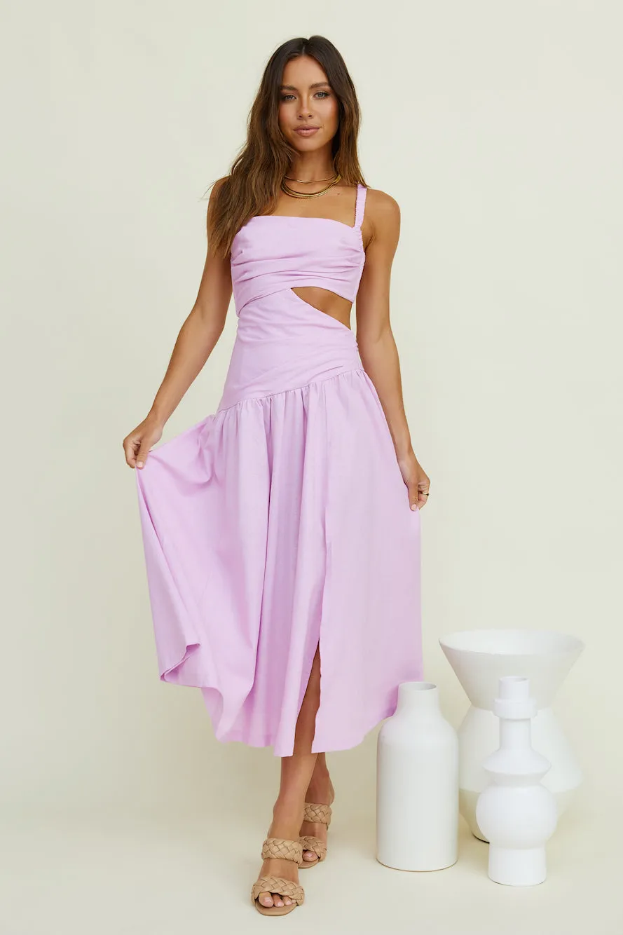 Autumn Warmth Maxi Dress Lilac sold by Fortunate One