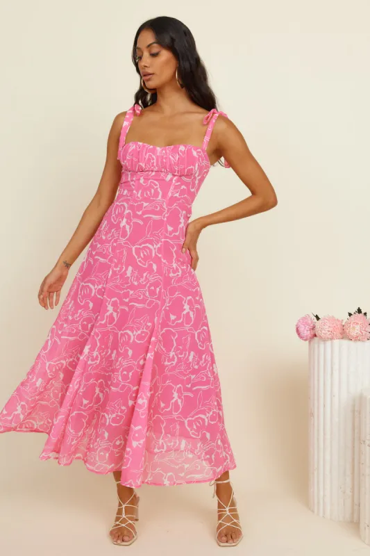 Roadtripper Maxi Dress Pink sold by Fortunate One