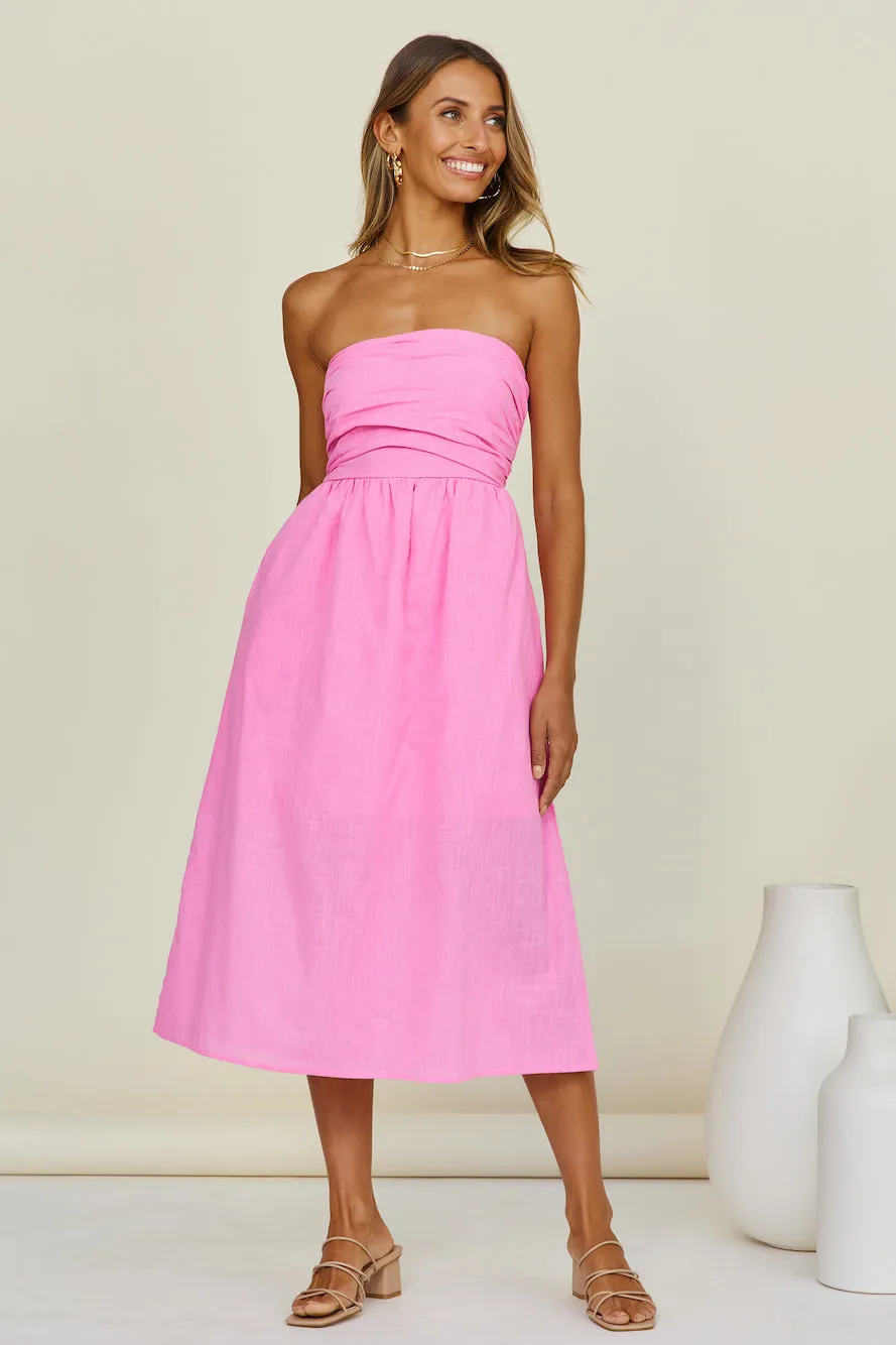 Lorelai Maxi Dress Pink sold by Fortunate One product image thumbnail 4