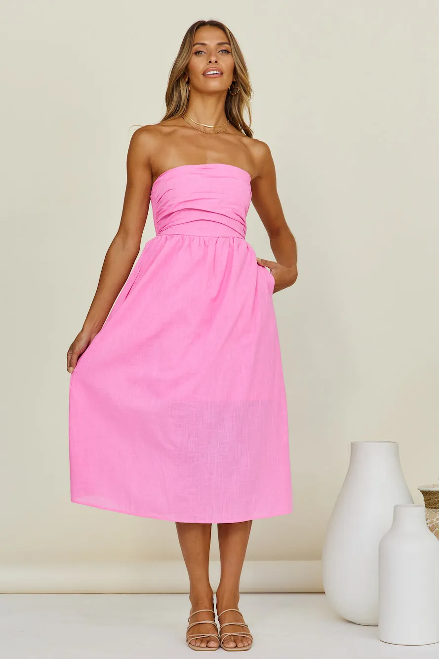 Lorelai Maxi Dress Pink sold by Fortunate One product image thumbnail 5