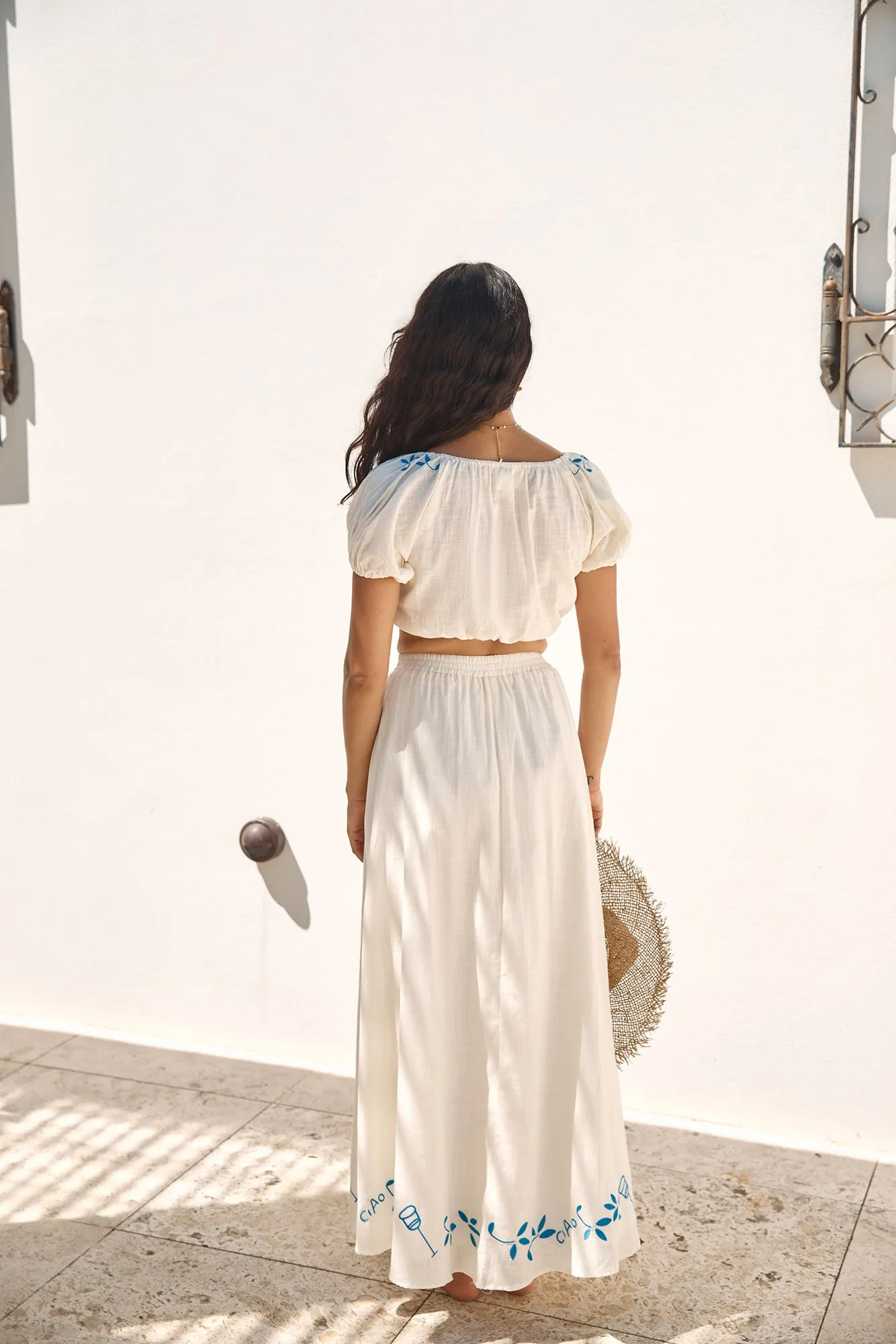 Ciao Bella Maxi Skirt Beige sold by Fortunate One product image thumbnail 2