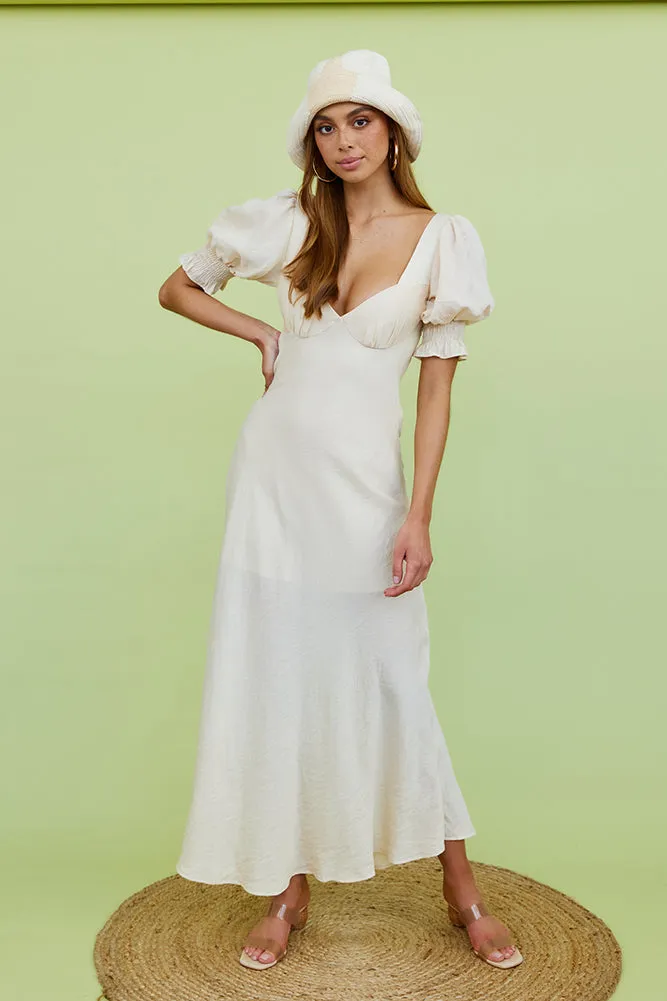 Calyx Maxi Dress Beige sold by Fortunate One product image thumbnail 2