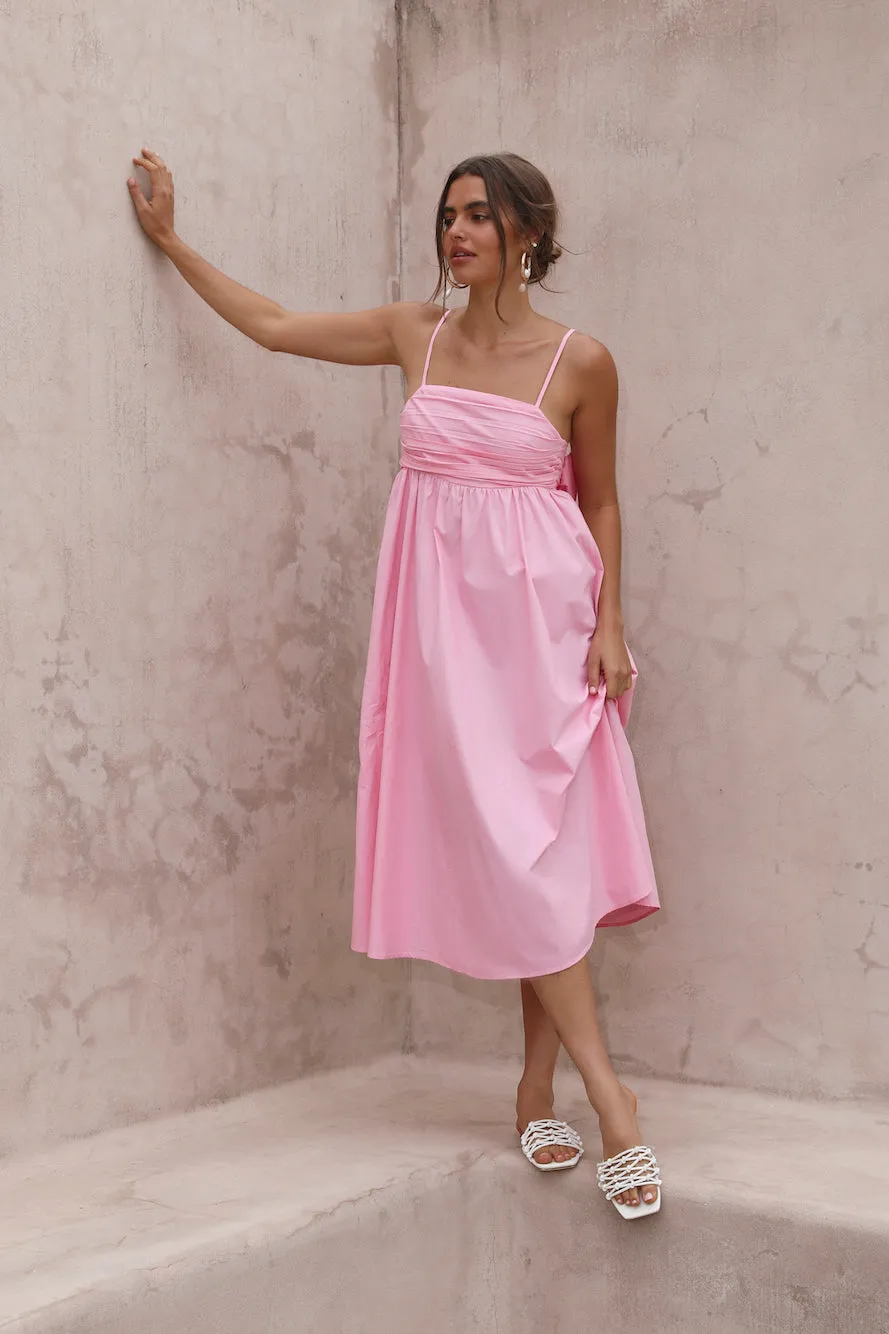 Dreamscapes Midi Dress Pink sold by Fortunate One product image thumbnail 2