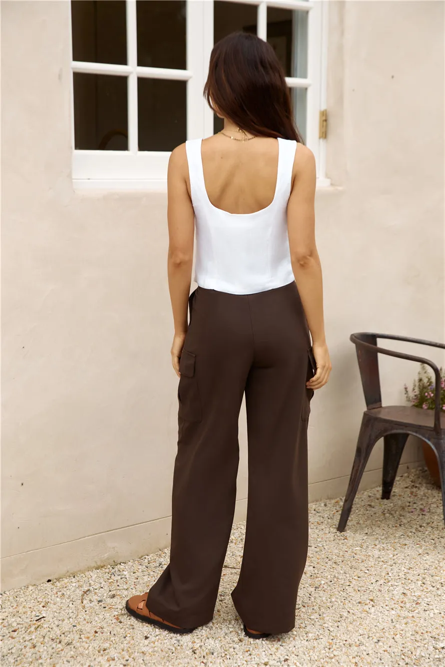 Serene Serendipity Pants Brown sold by Fortunate One product image thumbnail 2