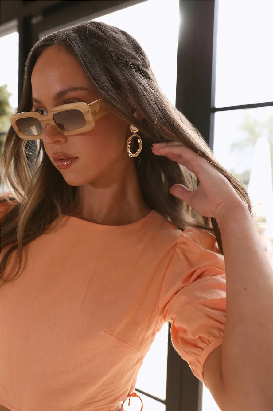 BANBÉ The Seymour Sunglasses Sand Tort Oat Fade sold by Fortunate One product image thumbnail 3