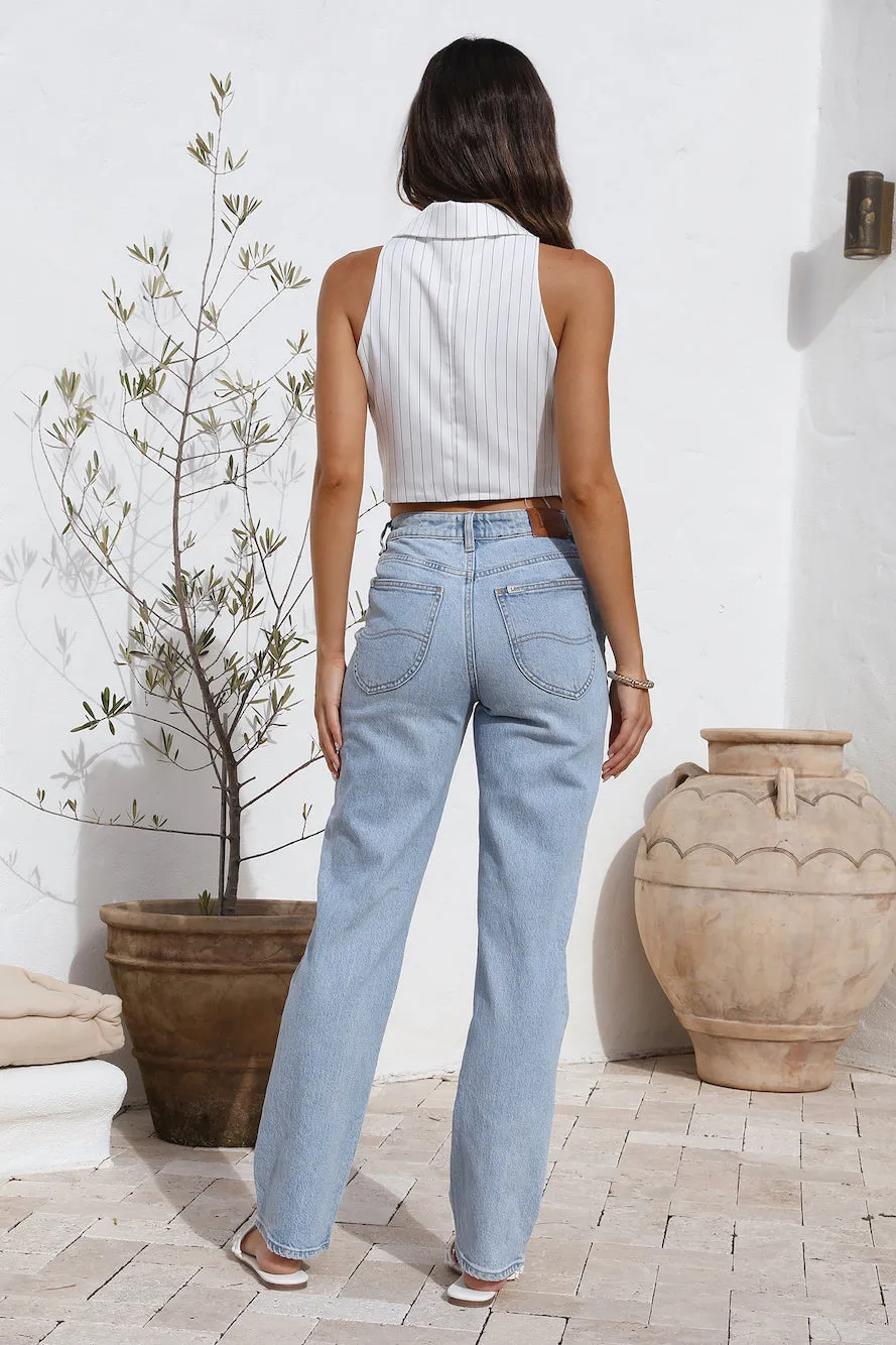 LEE 90s Mid Straight Jean Spinoff Blue sold by Fortunate One product image thumbnail 4