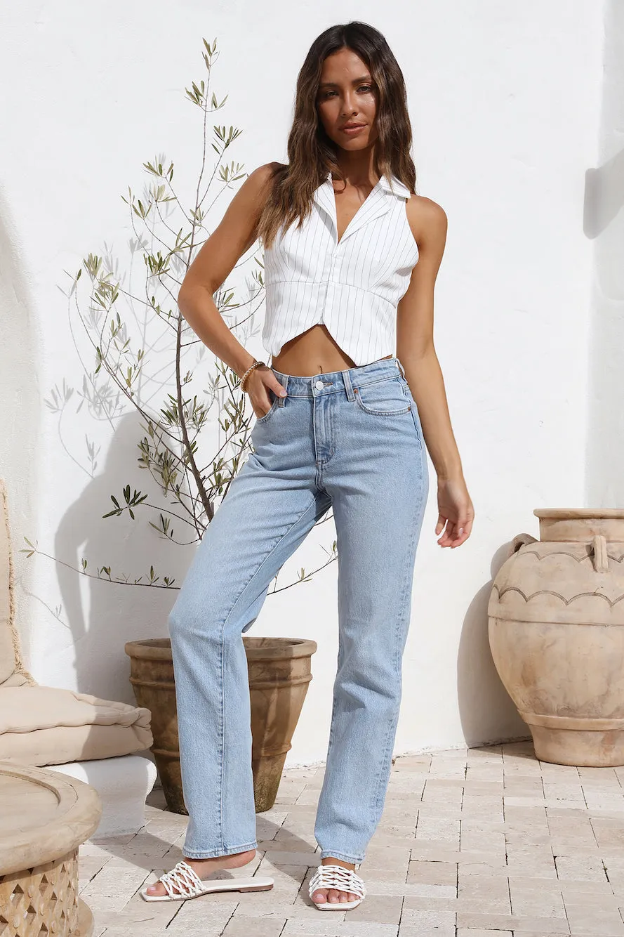 LEE 90s Mid Straight Jean Spinoff Blue sold by Fortunate One product image thumbnail 2