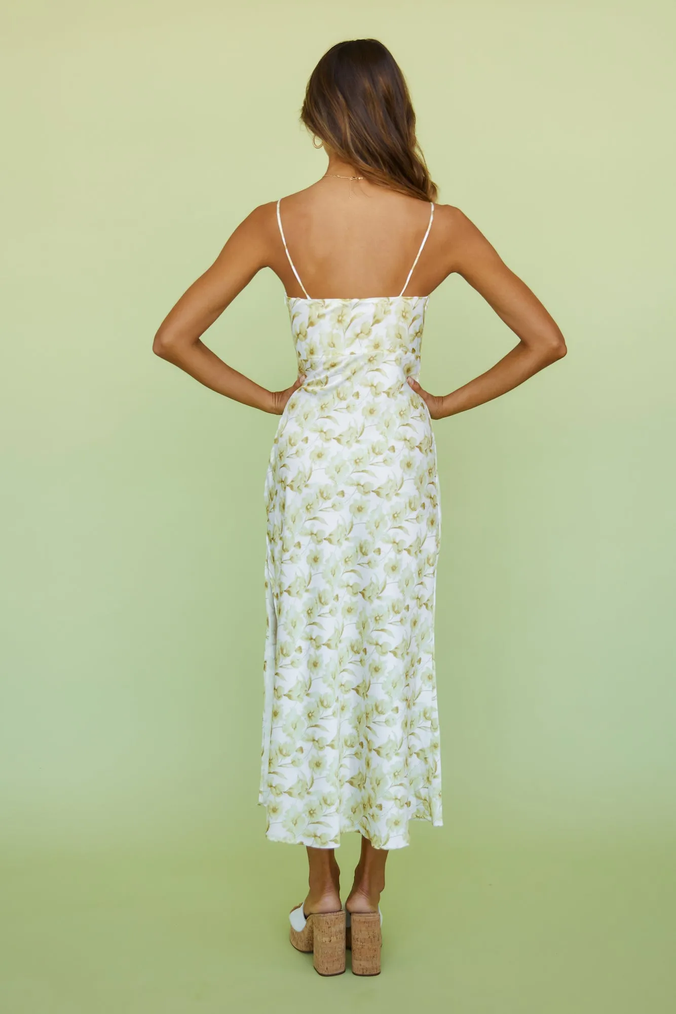 Lemon Blooms Maxi Dress sold by Fortunate One product image thumbnail 5