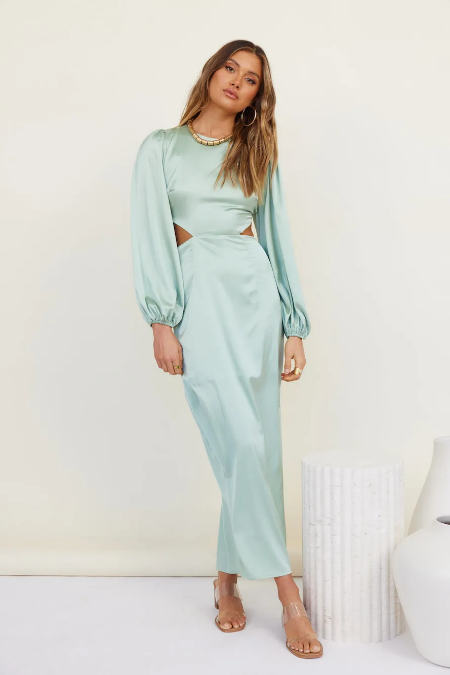Under The Shade Maxi Dress Sage sold by Fortunate One product image thumbnail 3