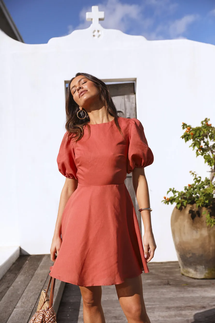 Cruising Through Dress Rust sold by Fortunate One product image thumbnail 4