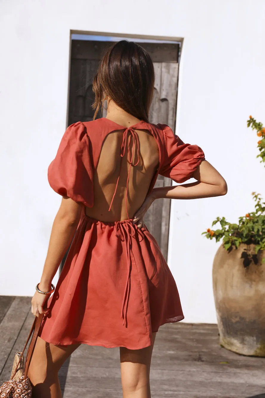 Cruising Through Dress Rust sold by Fortunate One product image thumbnail 5